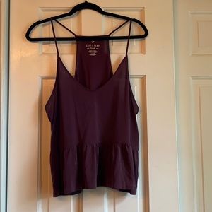 American Eagle Maroon Tank Top